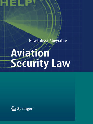cover image of Aviation Security Law